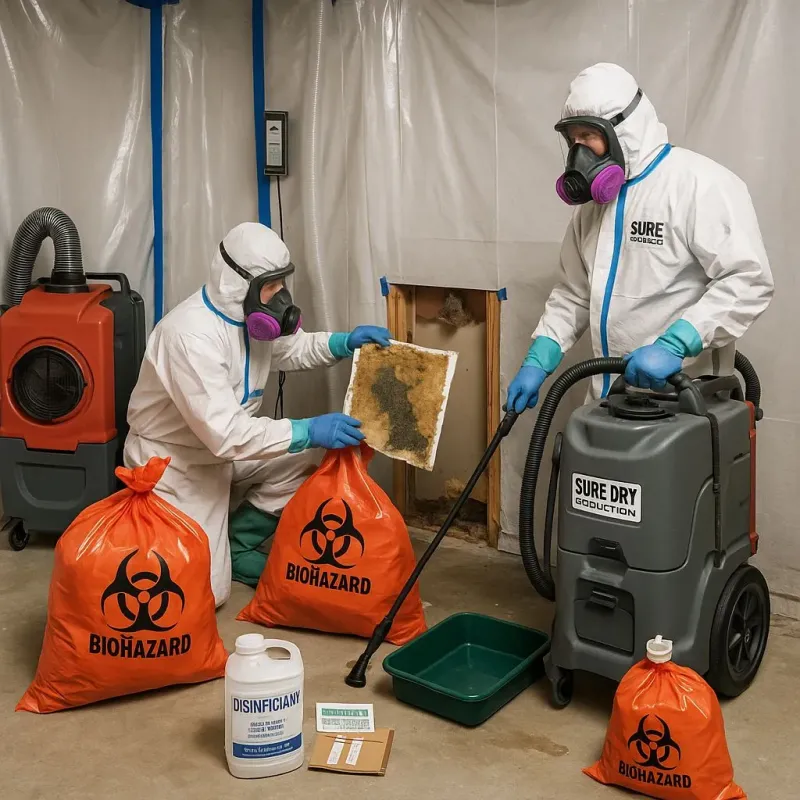 Contaminated Water Handling Protocols process in Cedar Falls, IA