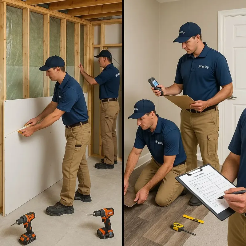 Repairs and Reconstruction process in Cedar Falls, IA